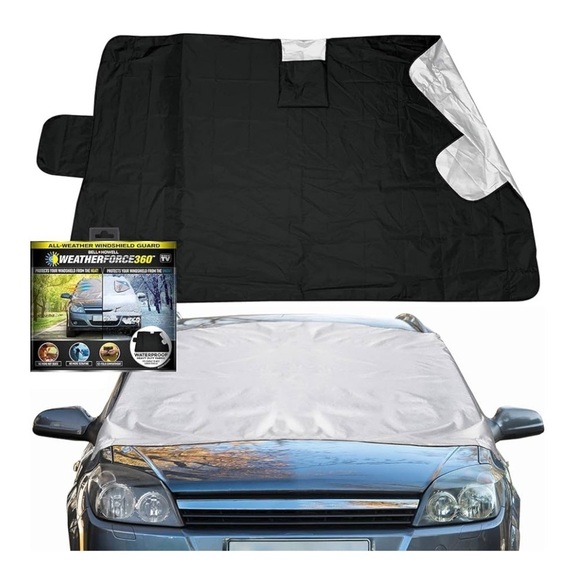 Bell + Howell Weather Force 360 Heavy Duty Reversible Heat Snow Windshield Cover - Picture 5 of 10